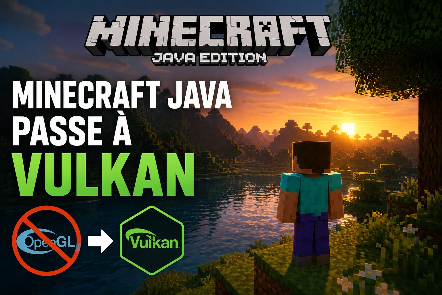 Minecraft Java passe à Vulkan